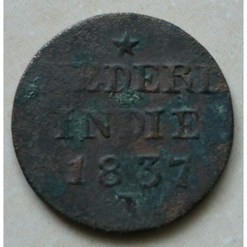 Koin Kuno 1 Cent Nederl Indie 1837