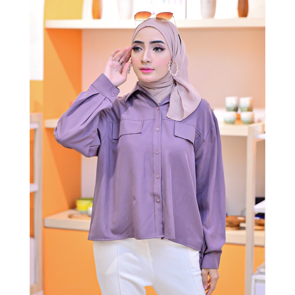 KEMEJA BLOUSE SHAKILA IMPOR PREMIUM TERBARU