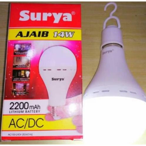 3f6z lampu led emergency surya ajaib 14w 14 watt tetap nyala saat pln padam c05q