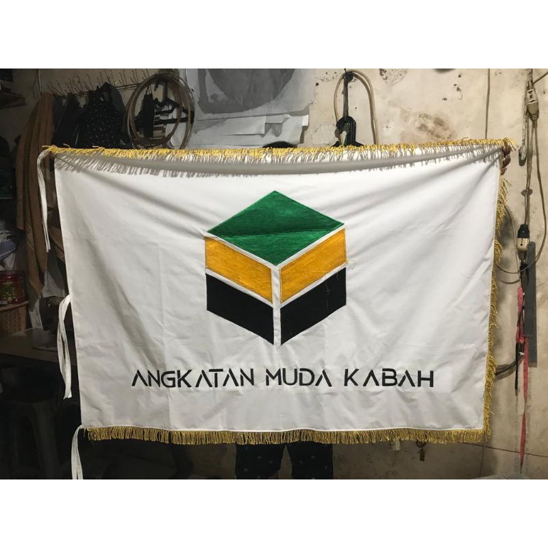 bendera petaka angkatan muda ka'bah/bendera petaka bordir/bendera petaka rungan