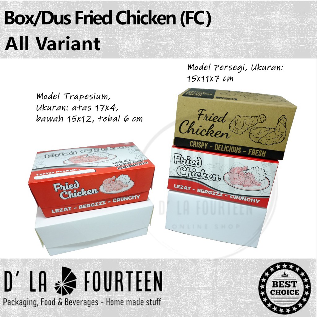 

DUS BOX FRIED CHICKEN ALL VARIAN SATUAN