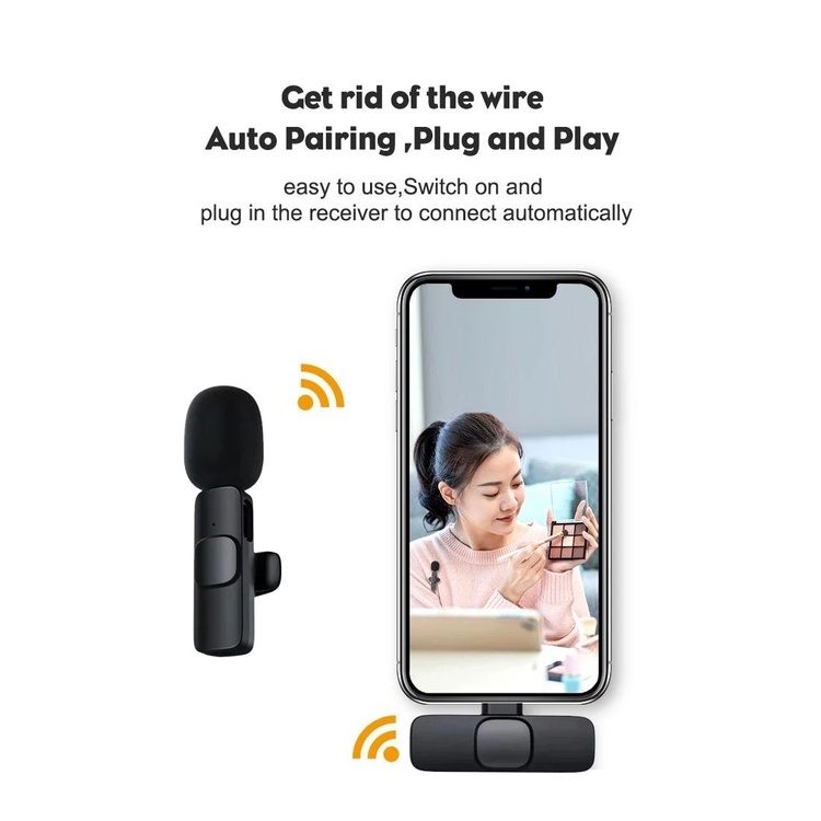 BLUETOOTH MICROPHONE WIRELESS K8 IPHONE / TYPE C