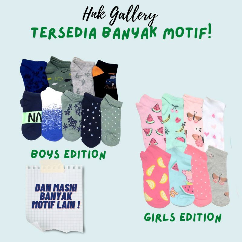 kaos kaki anak motif karakter
