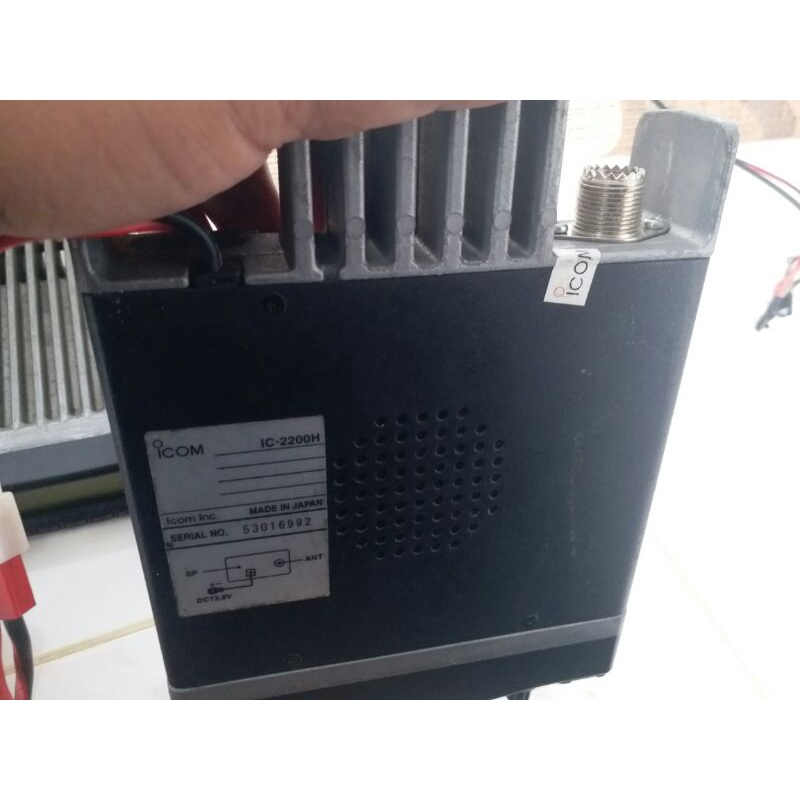 RADIO RIG ICOM 2200 SILVER SEGEL NORMAL 70 WATT