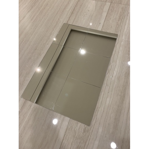 Cermin Persegi - Cermin Dinding 18x18 cm (1 pcs) - Asli Kaca-Min. Beli 4 pcs