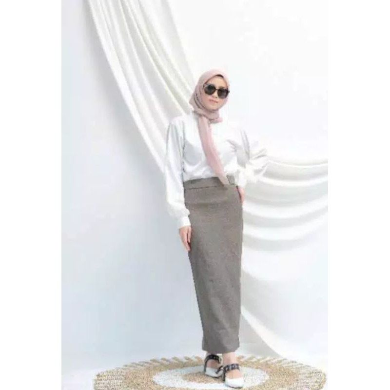 (Span kantor) Rok kerja wanita ROK SEPAN KERJA ROK HITAM KANTORAN ROK SEPAN ROK KANTOR Rok span Rok hitam kantor-4