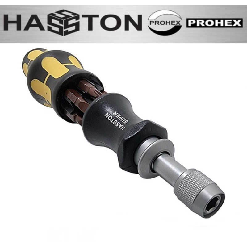 HASSTON 2600-009 Obeng Set 6 in 1 S2 Multi Screwdriver Adjustable
