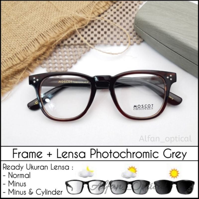 frame kacamata MOSCOT DUDEL photocromic bisa minus/cyl dll