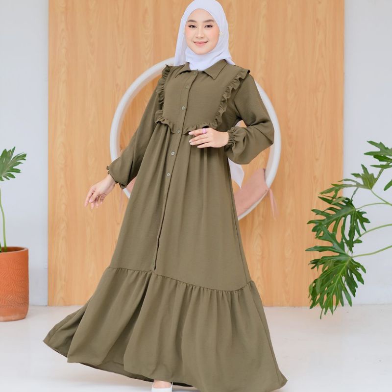Gamis Belanda  Homedress Crinkle