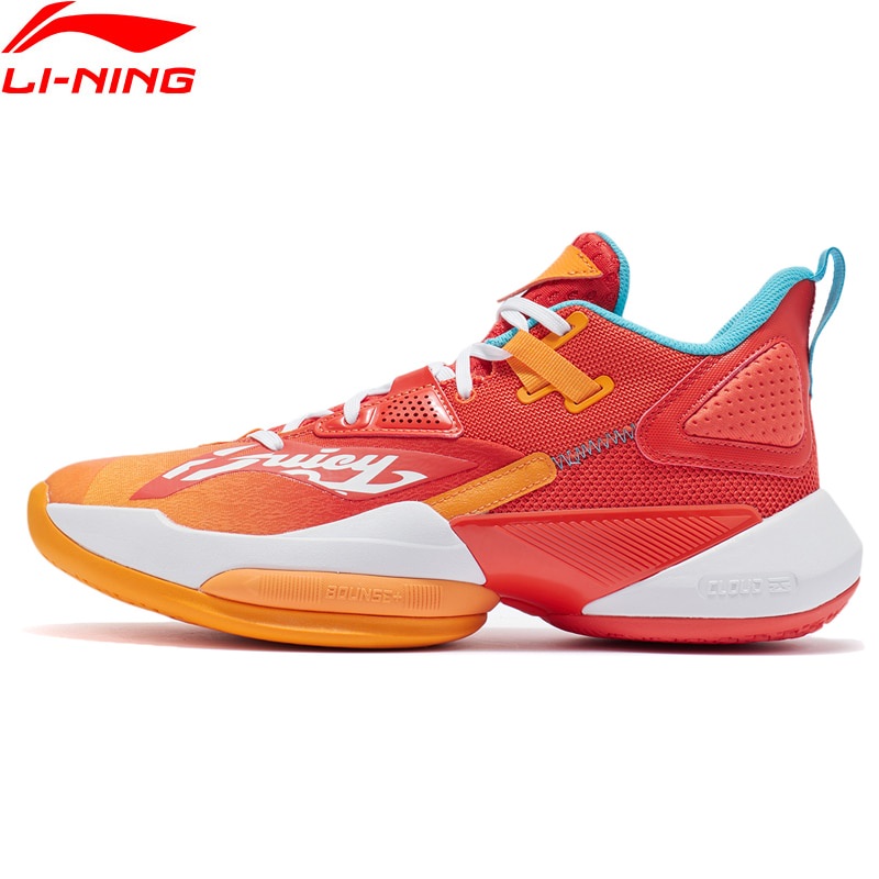 Li Ning Pria Daya VIII  Lapangan Basket Sepatu Power8 PROBAR LOC Wearable Lapisan Awan BOUNSE Sepatu