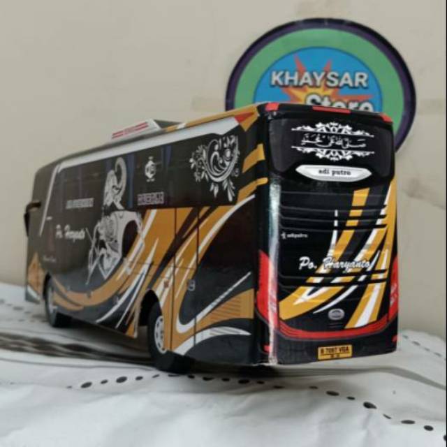 Miniatur Bus bis / mainan bus bis  Haryanto Jetbus3 SHD Livery Rama Shinta