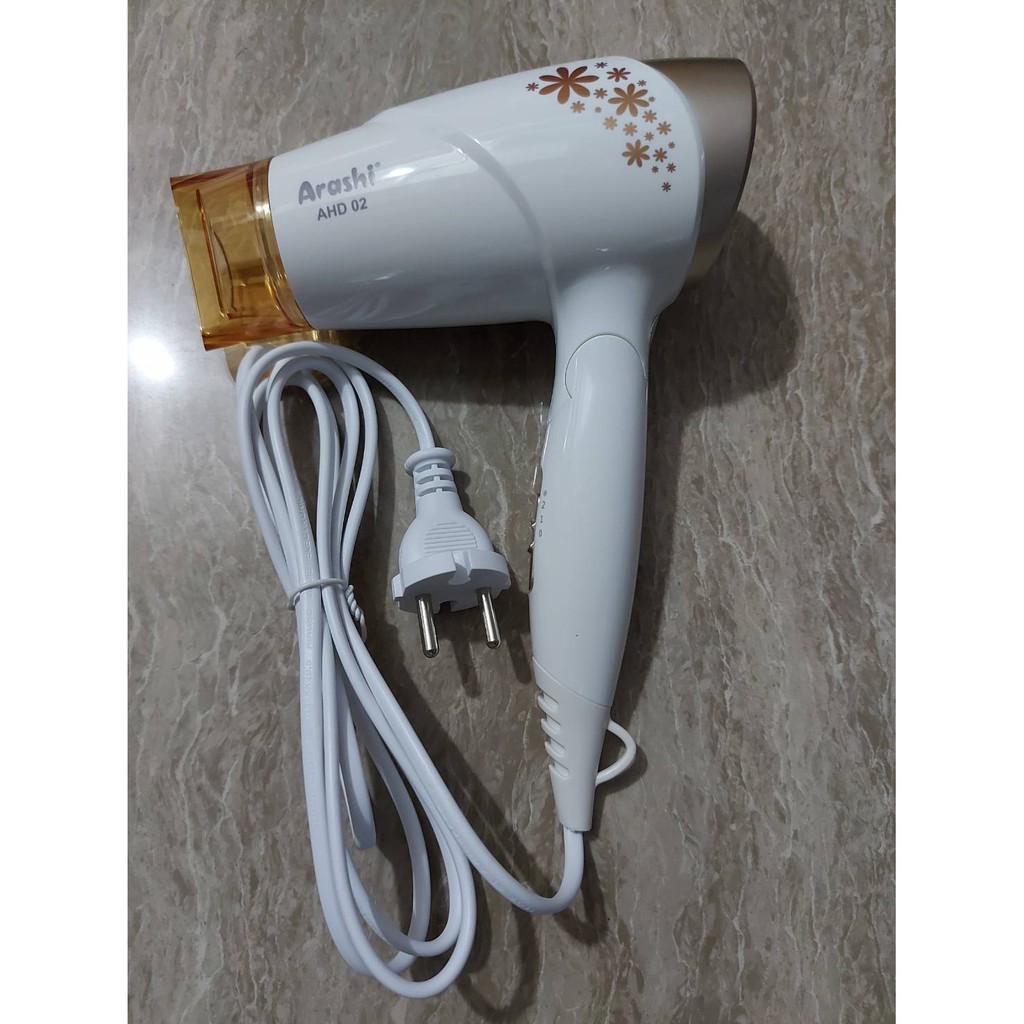 Hair Dryer ARASHI AHD 02/ Pengering Rambut Merek ARASHI AHD 02/ Pengering Rambut Travel Mini ARASHI