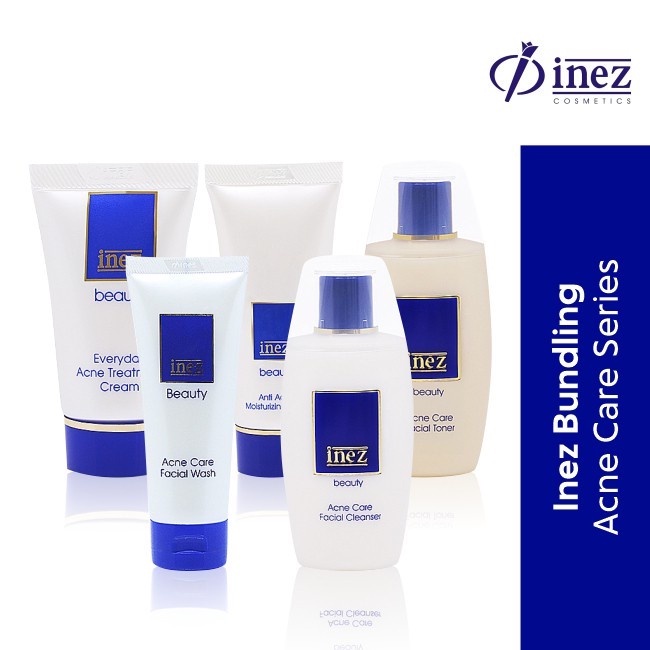 Inez Bundling Acne Care Series I INEZ PAKET OILY I INEZ PAKET LIGHTENING I INEZ ANTI AGING SERIES