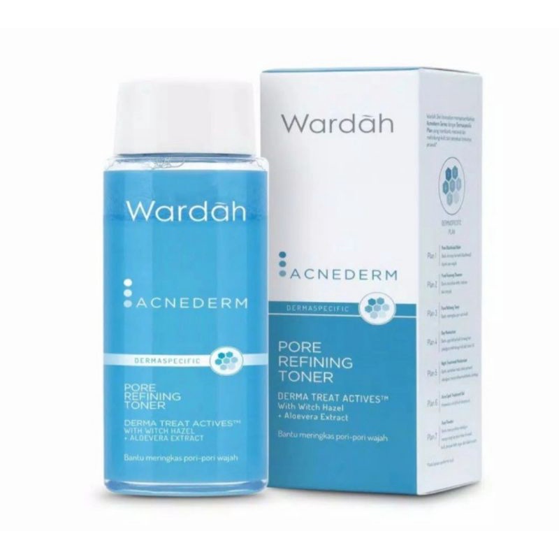 wardah acne derm pore rifining toner
