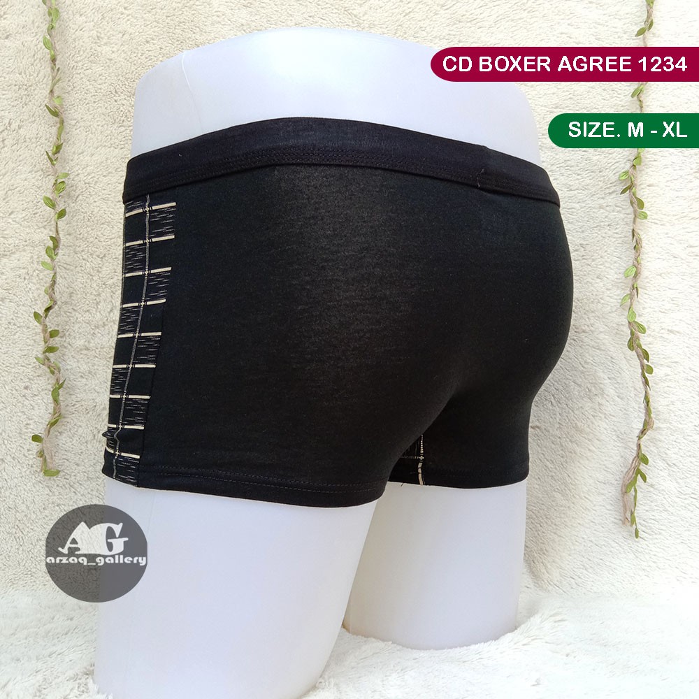 [ 3pc ] Celana Dalam Pria BOXER AGREE SPORT | 1234  Motif Garis