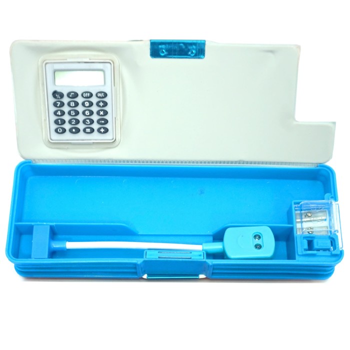 

Kotak Pensil (Pencil Case) Canggih Dengan Kalkulator 5 Karakter Lucu L