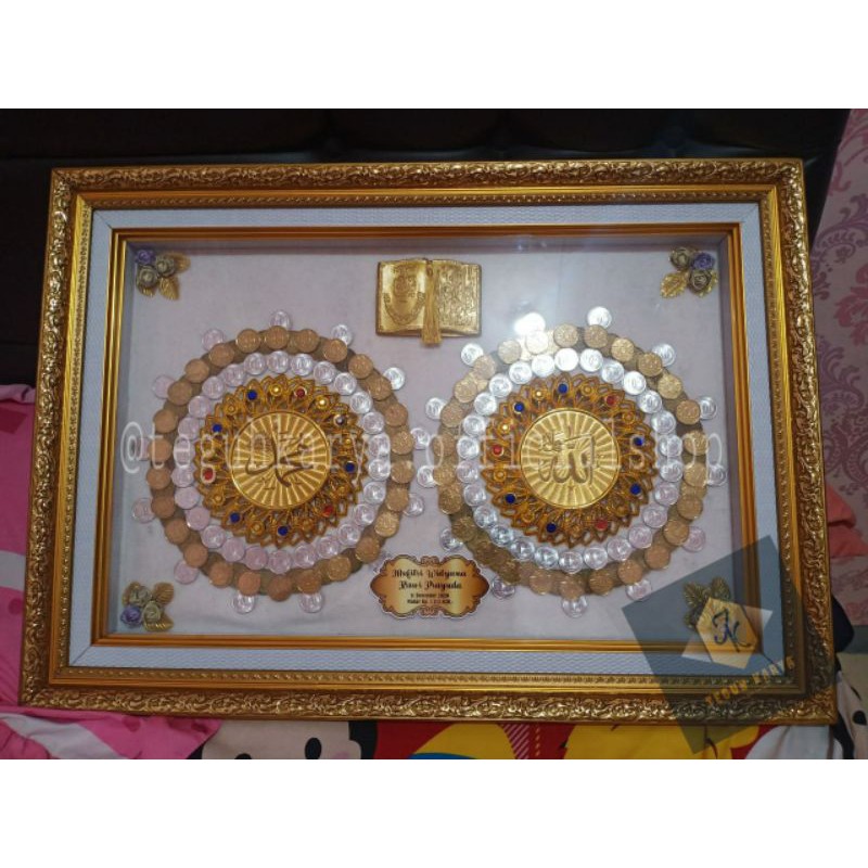 MAHAR FULL KOIN ALLAH MUHAMMAD || MAHAR KOIN QURAN || MAHAR UANG || MAHAR PERNIKAHAN COSTUM MURAH