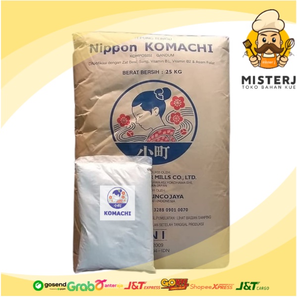 

Tepung Komachi | 1 Kg | Tepung Protein Tinggi | Komachi Nippon Jepang | Halal | Tepung Import Jepang