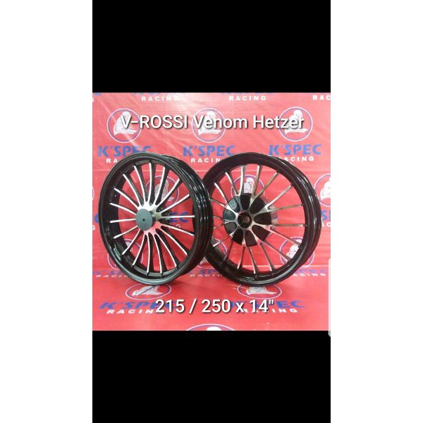 TERLARISS     velg racing lebar mio mio soul mio j  lebar 215 250 ring 14 Termurah