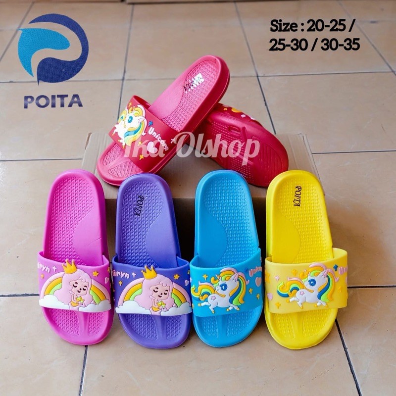 Sandal Kokop Anak Warna ukuran 30-35