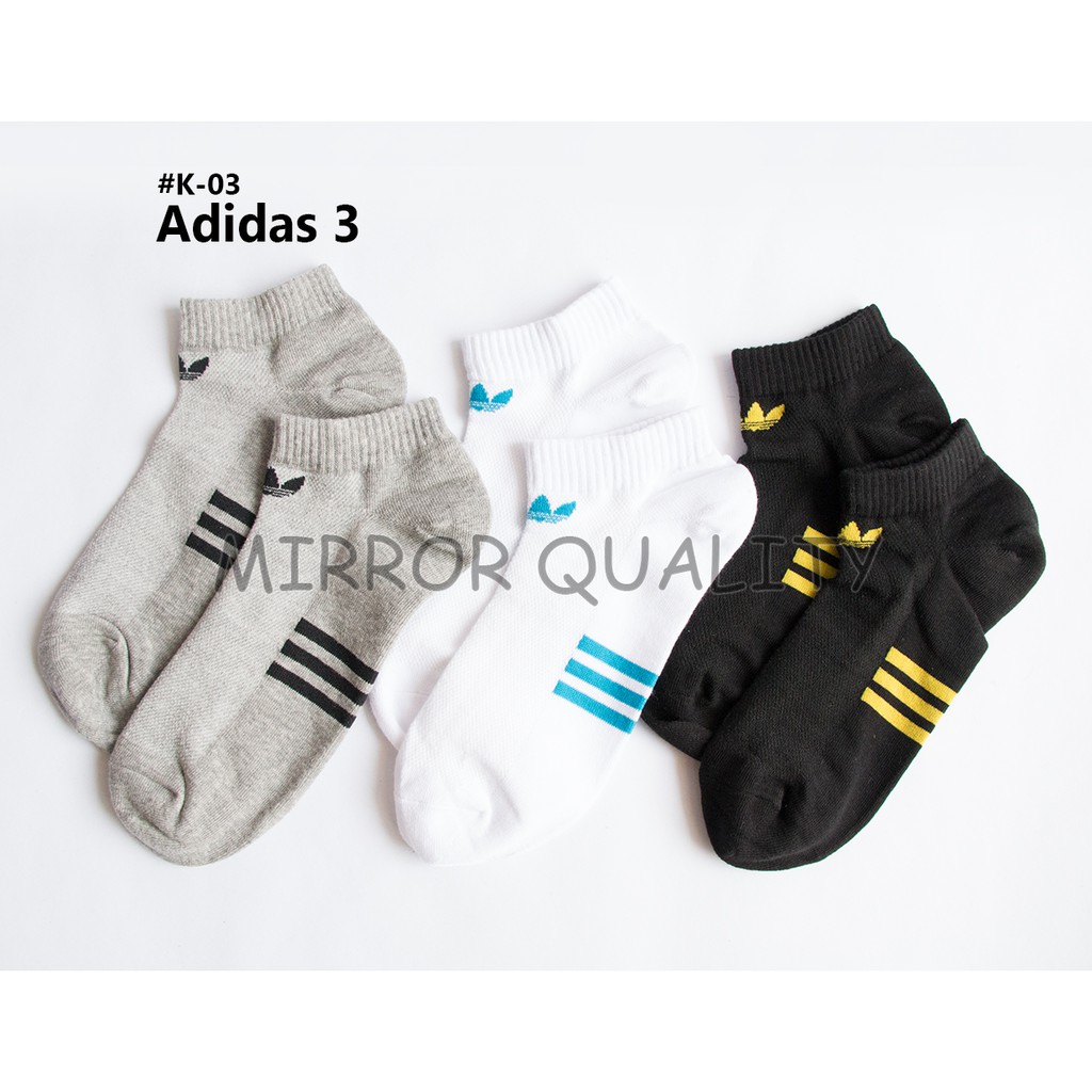 Kaos Kaki Adidas Pendek Olahraga Jogging Bola Futsal Import Tenis Badminton Kerja Kantor Sekolah