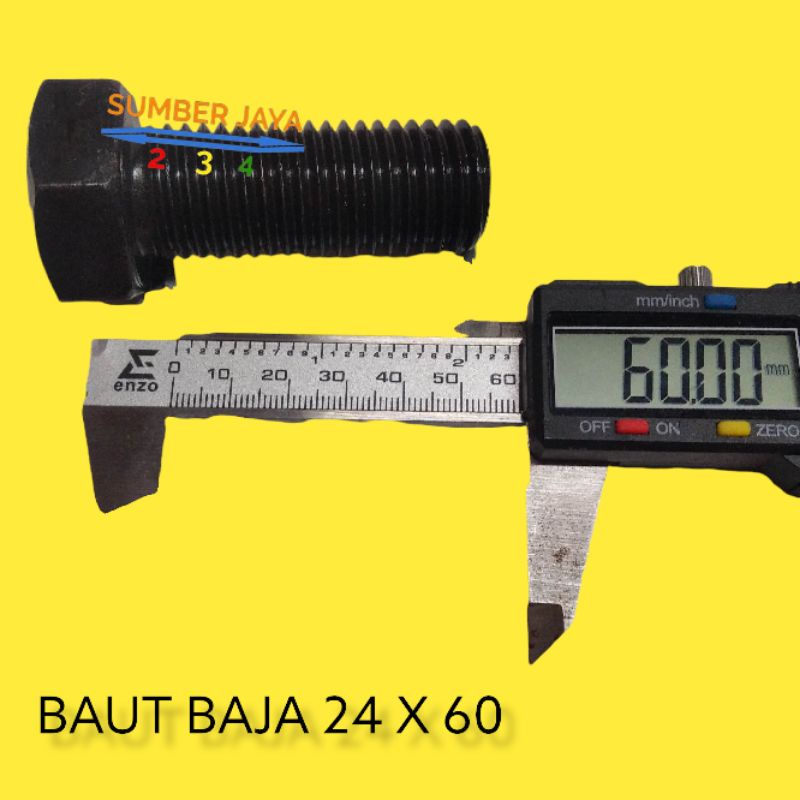 BAUT MUR BAJA 24 X 60 HITAM TERMURAH