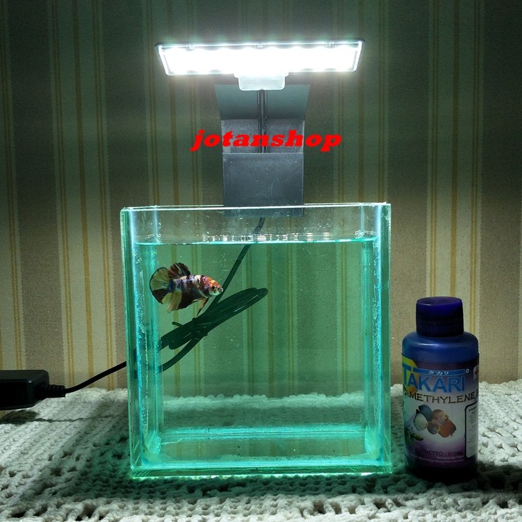 LAMPU JEPIT  LED X3 ULTRATHIN CLAMPING LIGHT AQUARIUM BETTA AQUASCAPE