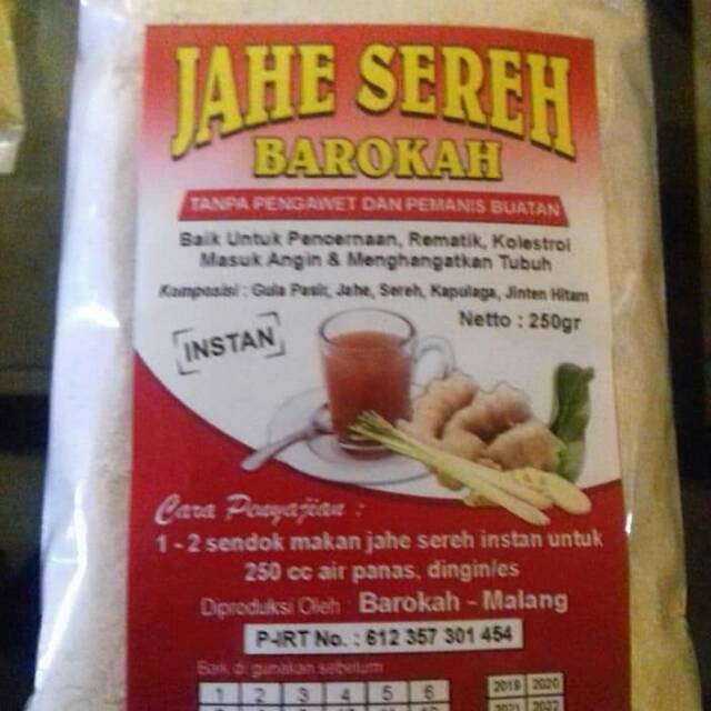 

JAHE SEREH Instan