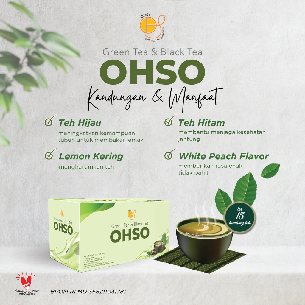 ★Shukera★ black tea &amp; green tea - teh detox OHSo