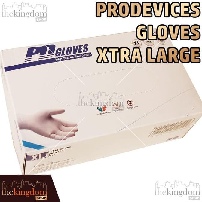 ProDevice PD Gloves Sarung Tangan Dokter Karet Lateks /100 XL
