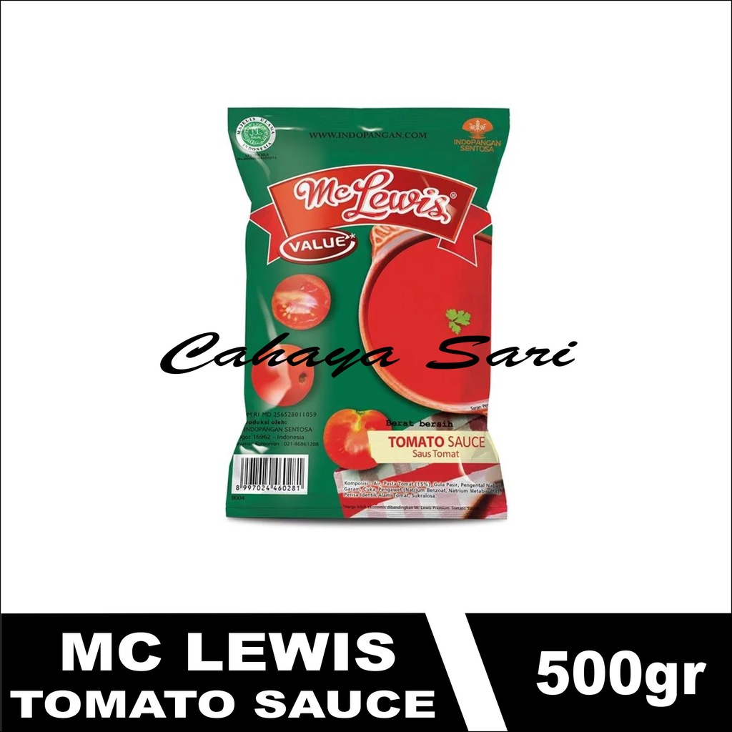 

MC LEWIS SAUCE TOMAT - 500GR