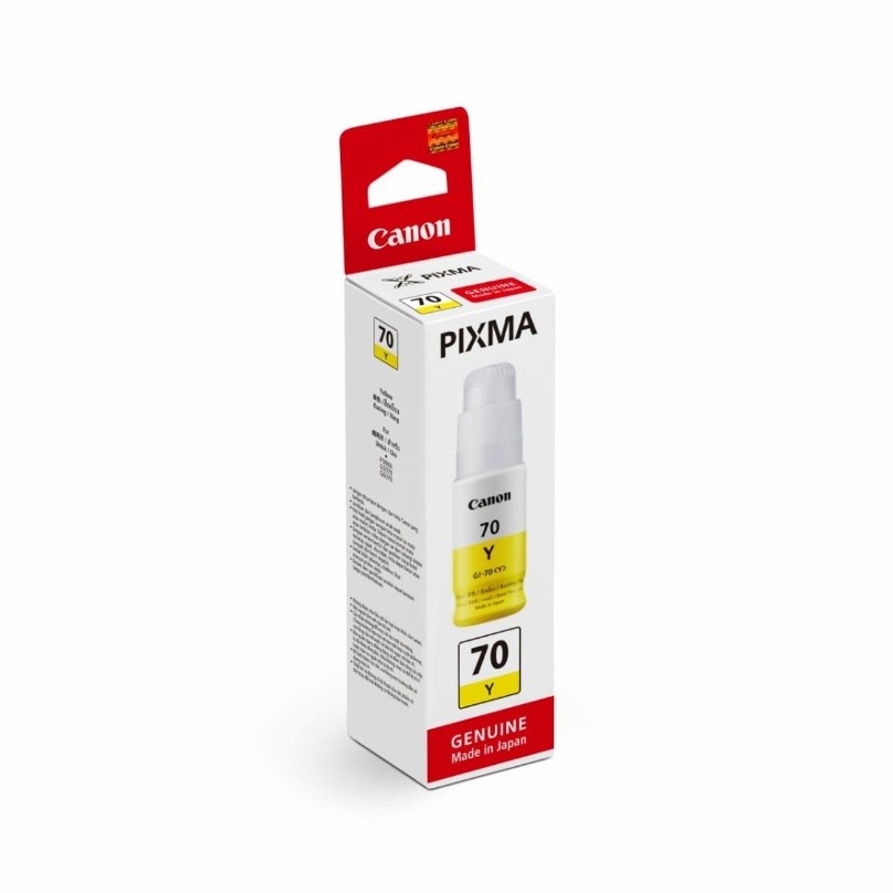 GI-70 YELLOW 70ml Tinta Botol Canon Pixma Original GI70 KUNING 100% ORIGINAL