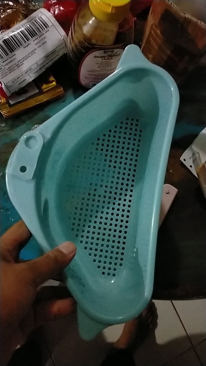 Rak Sudut Wastafel Segitiga - Rak Cuci Piring