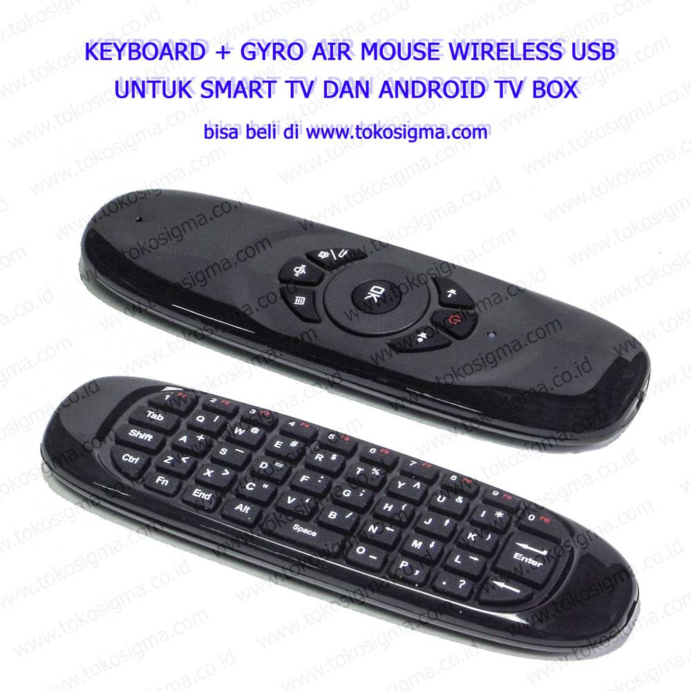 GYROSCOPE AIR MOUSE KEYBOARD USB WIRELESS REMOTE TV ANDROID-PC-MAC