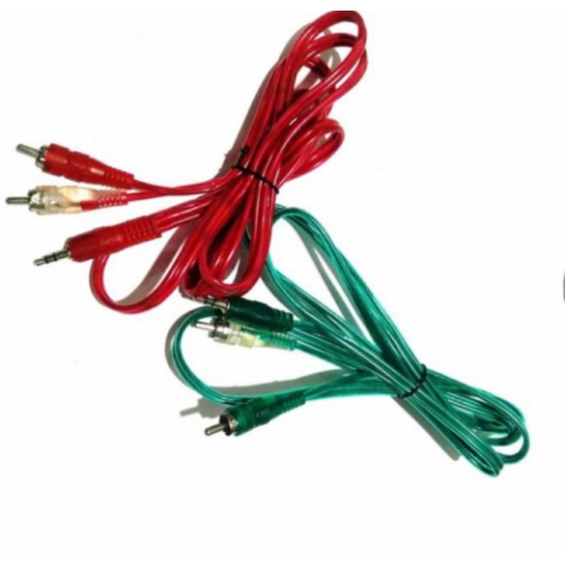 kabel Jack 1,5 meter to rca stereo dari hp ke speaker aktif audio