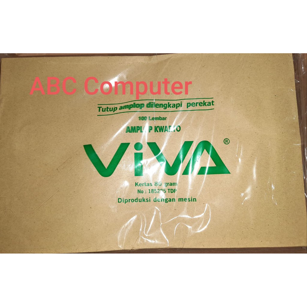 

Viva Amplop Coklat Qwarto (18.5x28.5)