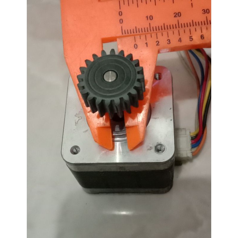 Lot 3 pcs stepper motor Nema 17 bekas copotan mesin fotocopy