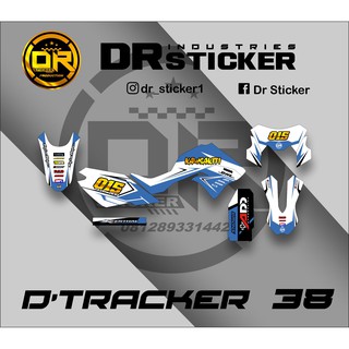 Decal Sticker  Motor  KLX Sticker  Motor  KLX Dtracker Full 