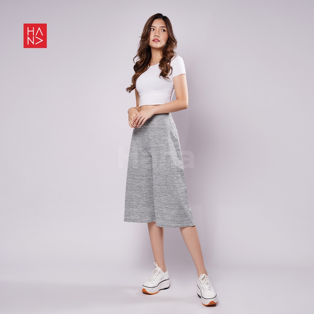 Hana Fashion - Amora Casual Pants Celana Kulot Wanita Santai - LP217