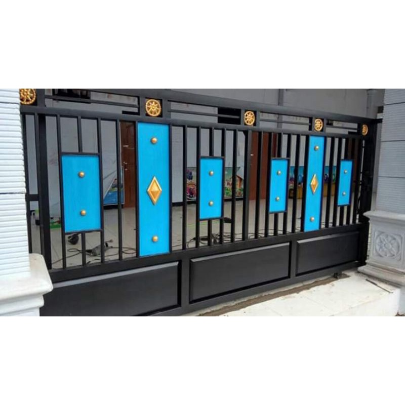 Jual pintu pagar gerbang minimalis modern | Shopee Indonesia