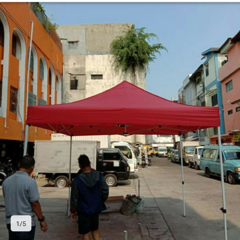 TENDA LIPAT CAHAYA MATIC 3X3 PREMIUM BESI 1.2