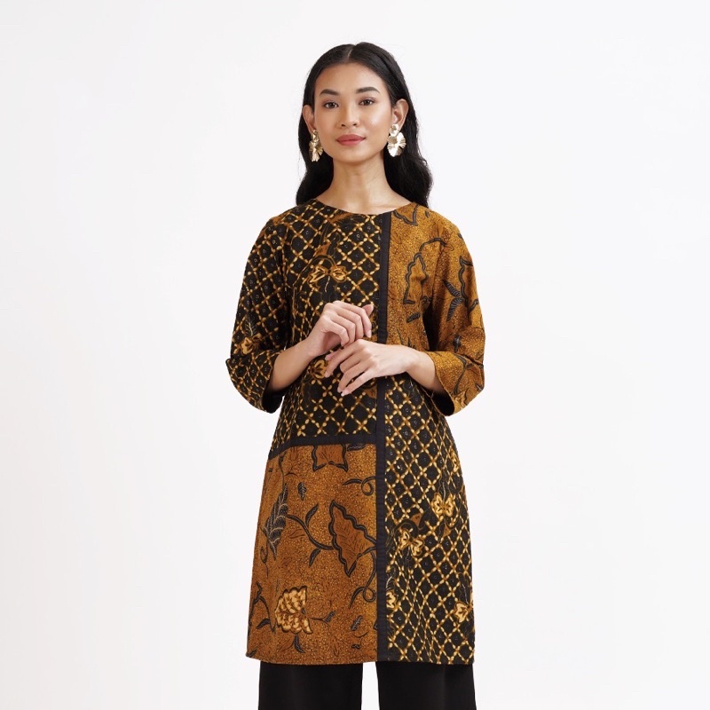 Preloved Like New - Batik Nona Rara Dress Sogan Size S