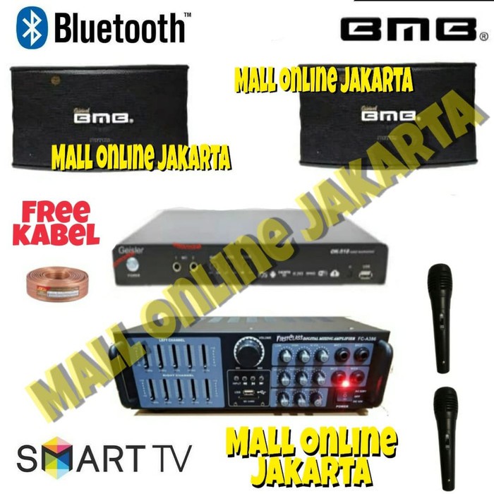 Paket karaoke BMB DVD player Full lagu HDD 2 TB Bluetooth sound system