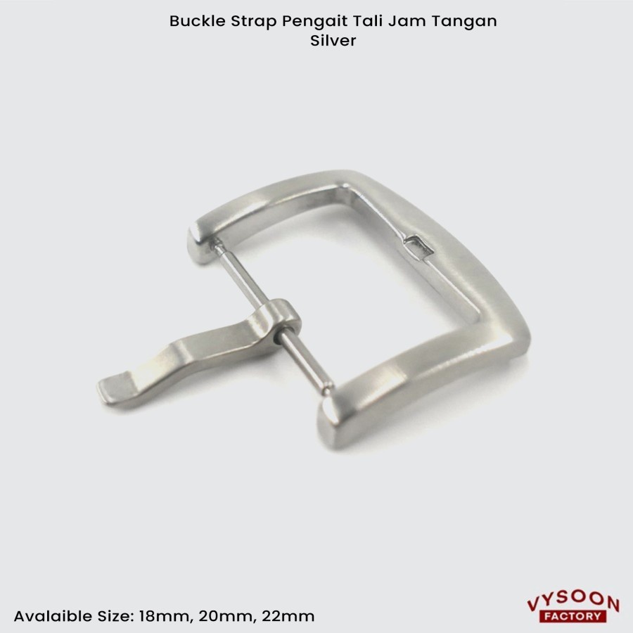 Buckle Strap Pengait Tali Jam Tangan 18mm 20mm 22mm Stainless