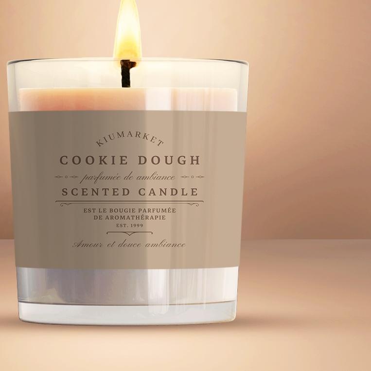 ♜ Kiumarket - Cookie Dough Scented Candle Lilin Aromatheraphy ♘