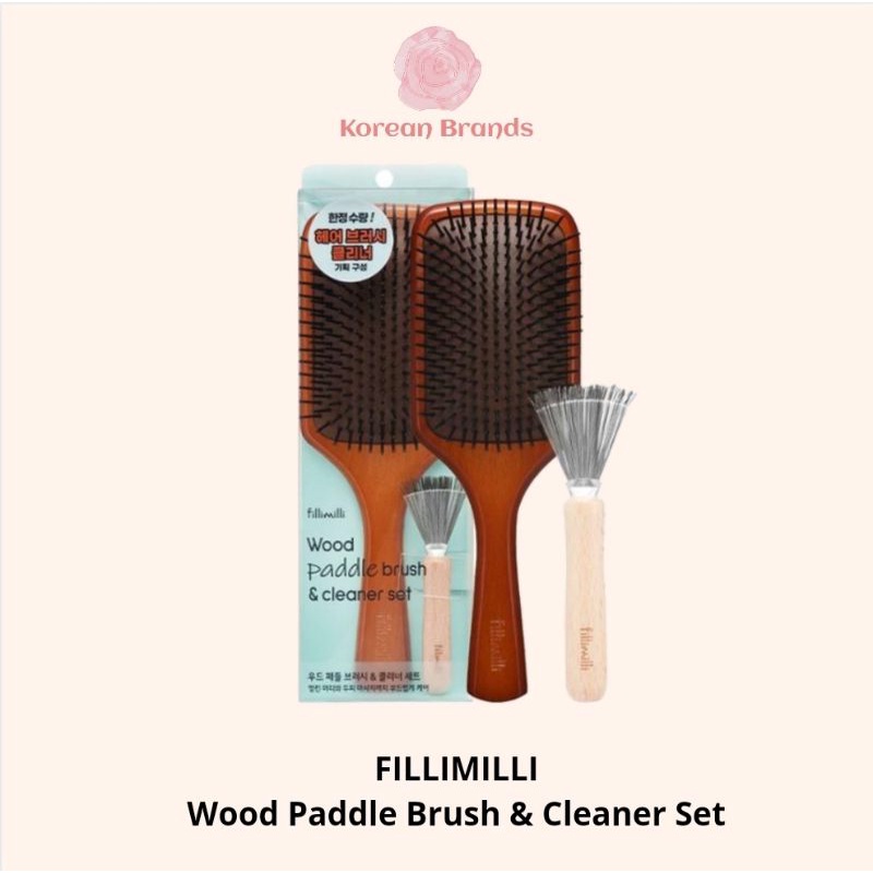 Fillimilli Wood Paddle Brush