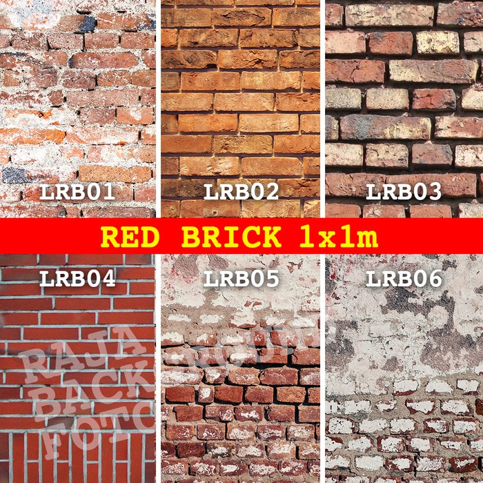 Alas Background Foto 1x1meter Motif Red Brick Bata Merah Original Raja Background Shopee Indonesia