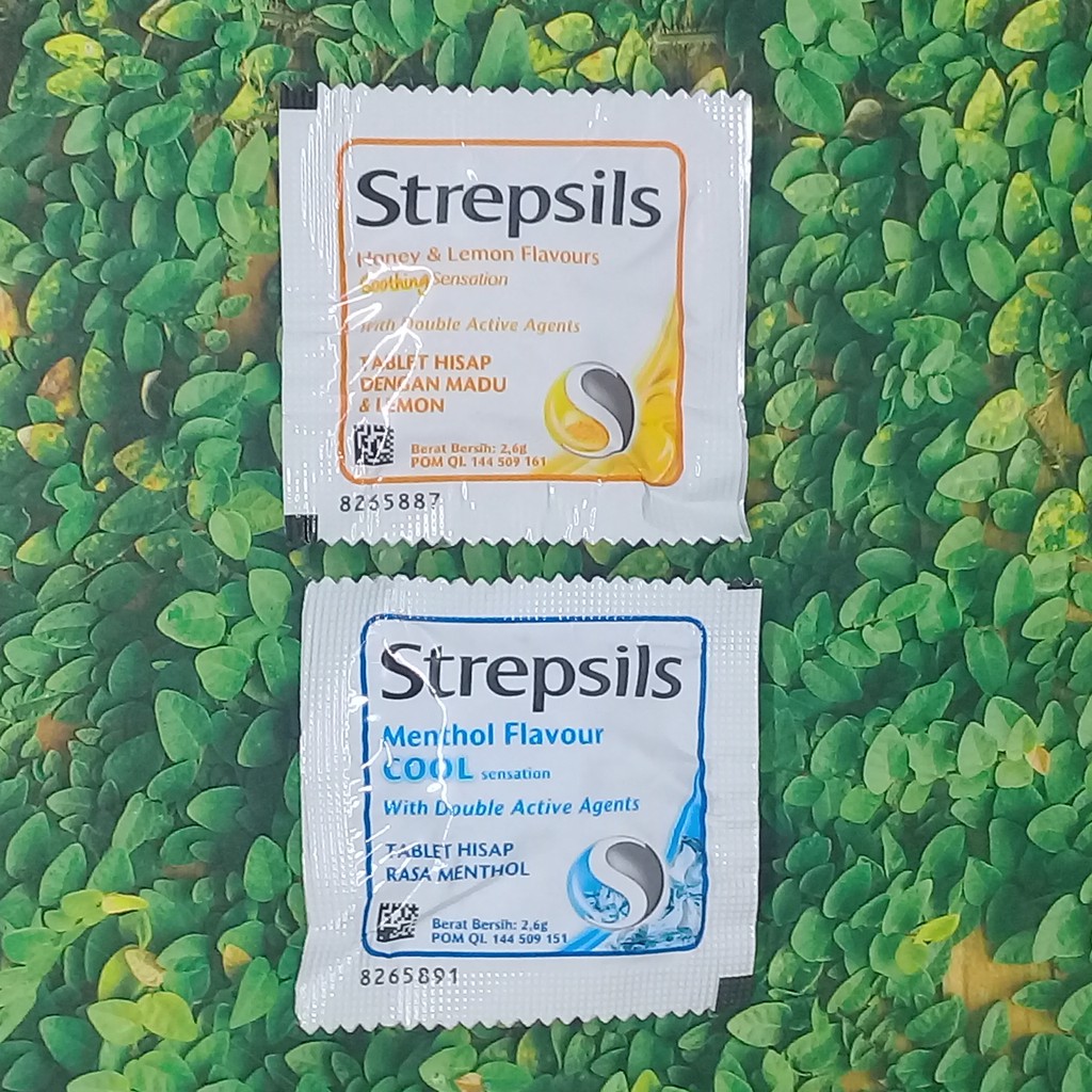 

permen Strepsils Tablet Hisap Cool Menthol / Madu Lemon