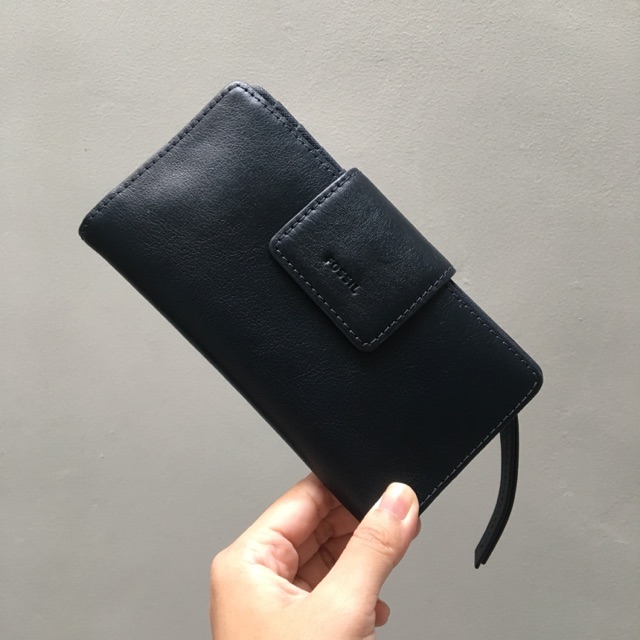 Fossil Emma Tab Wallet Midnight Navy
