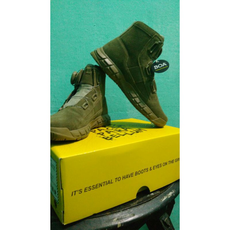 Sepatu PDL TNI POLRI Boa Parabellum Mid-Track Olive Green Original